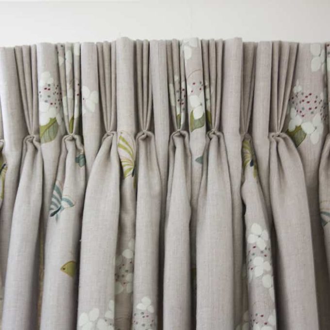 Bespoke Curtain Design Light Grey - Sarah Norton Interiors
