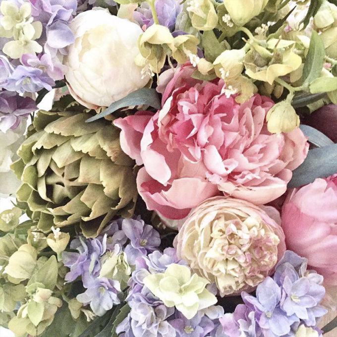 Sarah Norton Interiors - Flower Arrangement Close Up