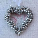 Save Small Silver Bell Heart Decoration