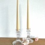 Vintage Style Glass Candle Holder Two